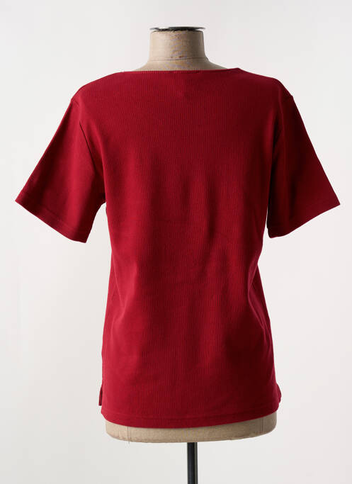 T-shirt rouge LES MARINS DE JAC JAC pour femme