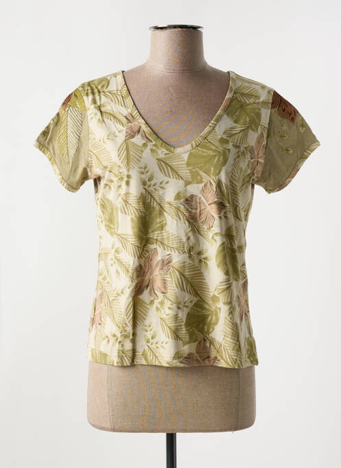 T-shirt vert JAC JAC pour femme