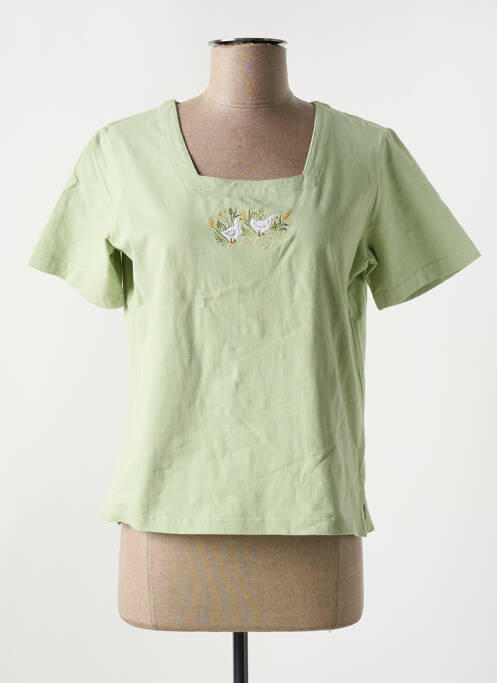 T-shirt vert JAC JAC pour femme