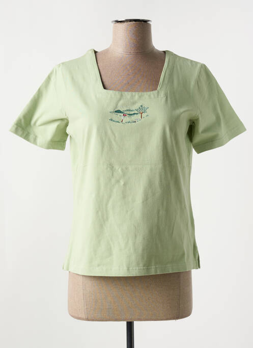 T-shirt vert JAC JAC pour femme