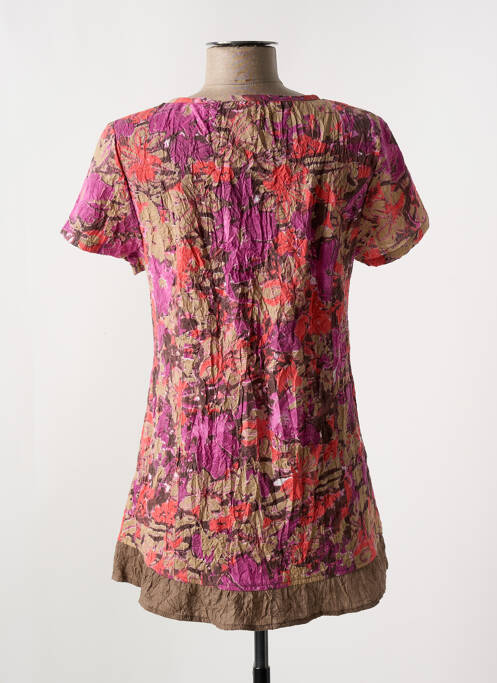 Tunique manches courtes rouge JAC JAC femme