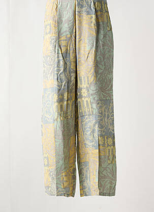 Pantalon droit taille élastique bleu JAC JAC femme