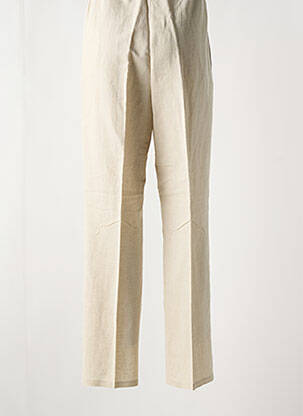 Pantalon droit poches beige PANDOLFI femme