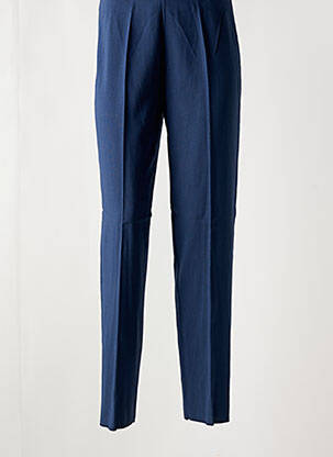 Pantalon droit coupe droite bleu PANDOLFI femme