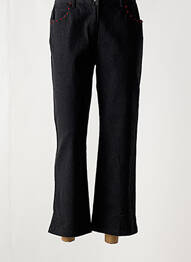Jeans coupe droite poches noir JAC JAC femme