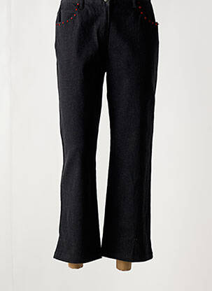 Jeans coupe droite poches noir JAC JAC femme