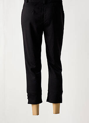 Pantalon 7/8 fermeture zippée sous rabat boutonné noir JAC JAC femme