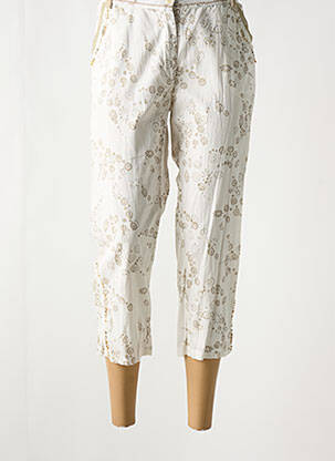 Pantacourt poches blanc JAC JAC femme