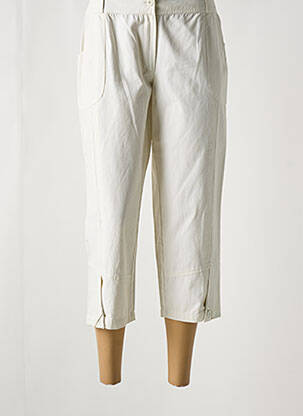Pantacourt poches blanc JAC JAC femme