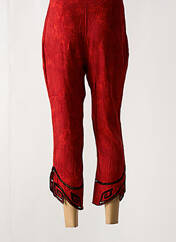 Pantacourt rouge GARUDA GARUZO pour femme seconde vue