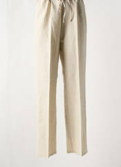 Pantalon droit beige PANDOLFI pour femme seconde vue