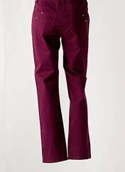 Pantalon droit violet JAC JAC pour femme seconde vue