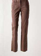 Pantalon slim marron JAC JAC pour femme seconde vue