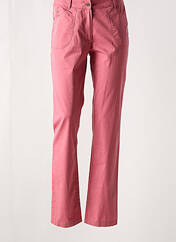Pantalon slim rose AGATHE & LOUISE pour femme seconde vue