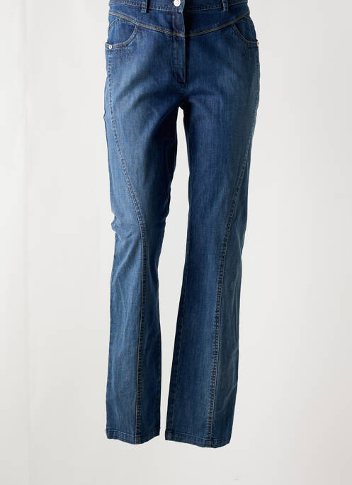 Jeans coupe slim poches bleu JAC JAC femme