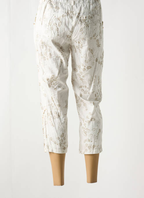 Pantacourt blanc JAC JAC pour femme