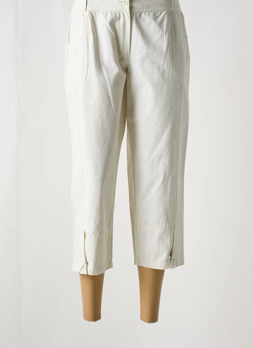 Pantacourt blanc JAC JAC pour femme