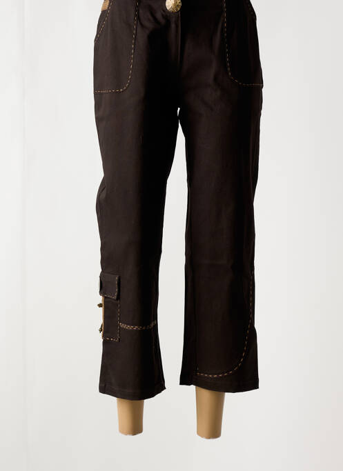 Pantacourt marron JAC JAC pour femme