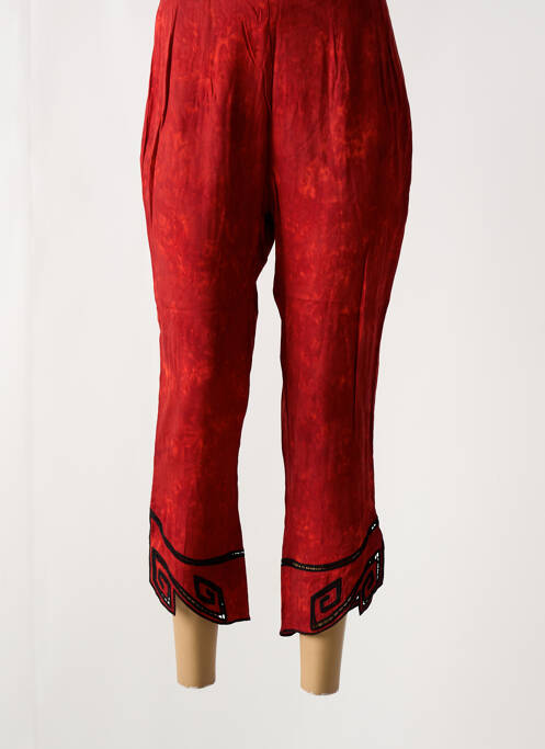 Pantacourt rouge GARUDA GARUZO pour femme