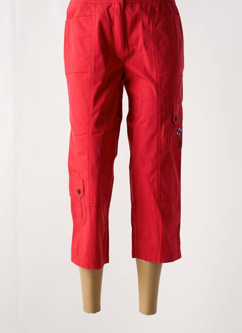 Pantacourt rouge JAC JAC pour femme