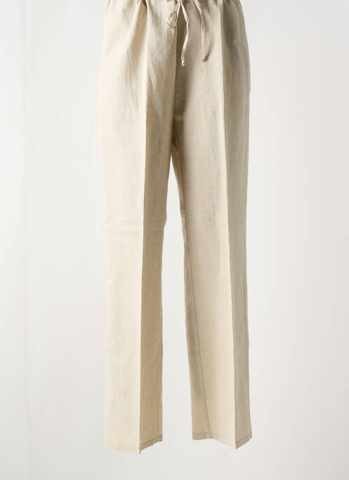 Pantalon droit beige PANDOLFI pour femme