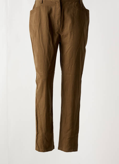 Pantalon droit marron JAC JAC pour femme