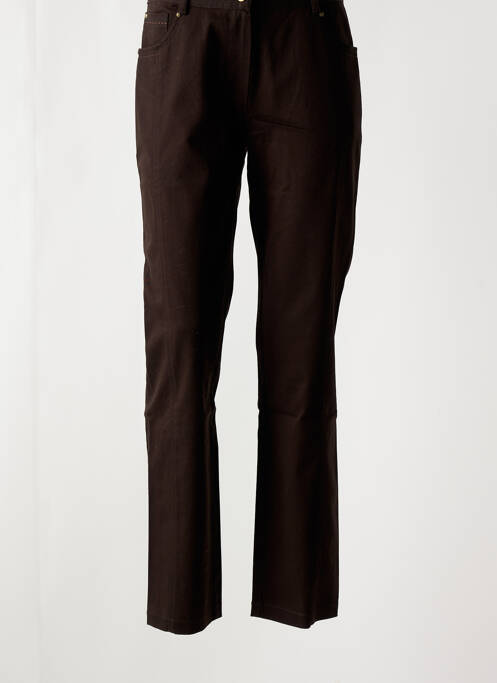 Pantalon droit marron JAC JAC pour femme