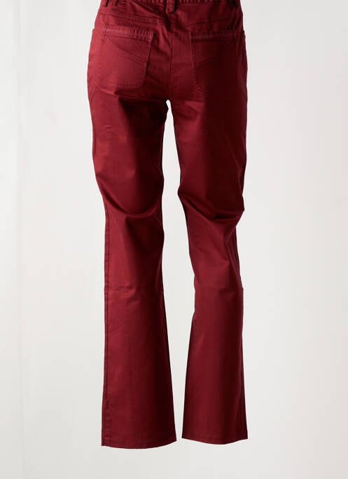 Pantalon droit rouge JAC JAC pour femme