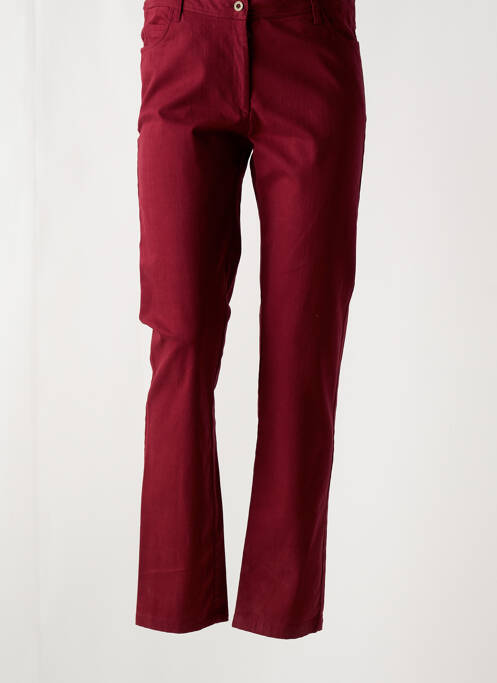 Pantalon slim rouge AGATHE & LOUISE pour femme