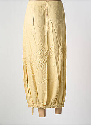 Jupe longue fermeture zippée au dos beige GARUDA GARUZO femme