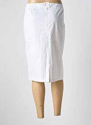 Jupe mi-longue taille normale blanc AGATHE & LOUISE femme