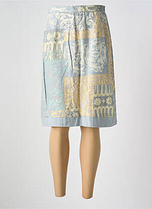 Jupe mi-longue taille normale bleu JAC JAC femme