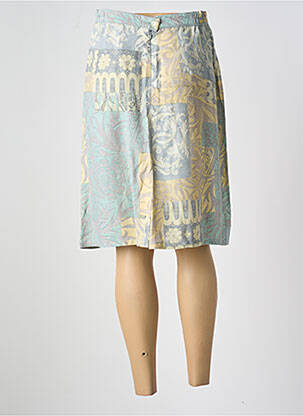 Jupe mi-longue taille normale bleu JAC JAC femme