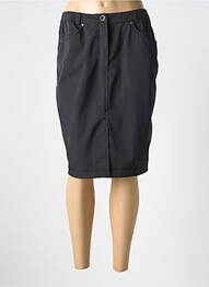Jupe mi-longue coupe droite noir STEILMANN femme