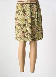 Jupe short tissage popeline vert JAC JAC femme