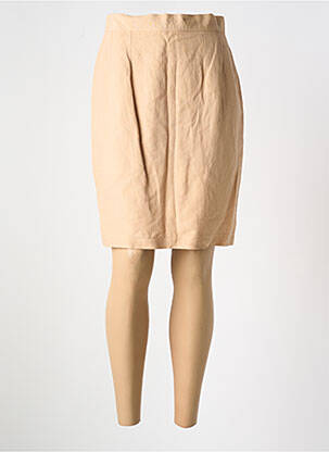 Jupe mi-longue doublure beige GARUDA GARUZO femme