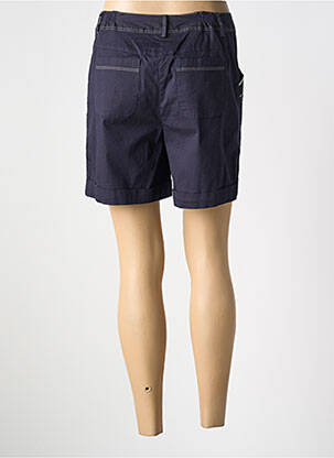 Jupe short fermeture zippée sous rabat boutonné bleu LES MARINS DE JAC JAC femme