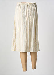 Jupe mi-longue beige JAC JAC pour femme seconde vue