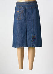 Jupe mi-longue bleu JAC JAC pour femme seconde vue