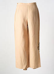 Pantalon large beige GARUDA GARUZO pour femme seconde vue