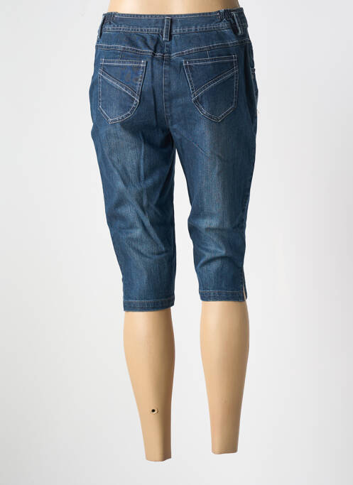 Pantacourt stretch taille normale bleu LES MARINS DE JAC JAC femme