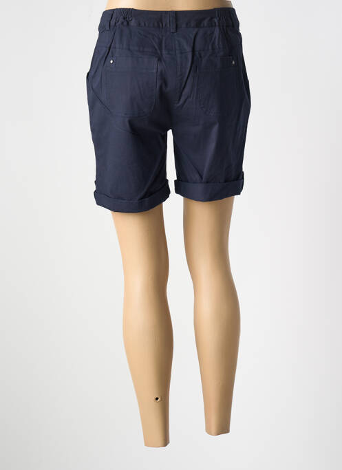 Short fermeture zippée sous rabat boutonné taille normale bleu LES MARINS DE JAC JAC femme