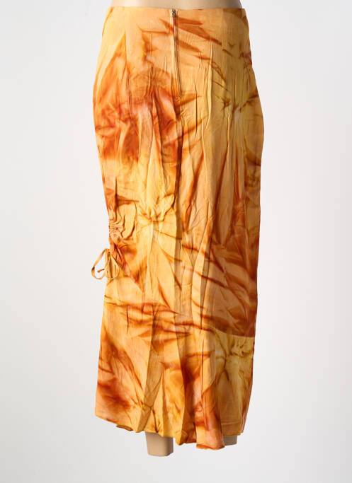 Jupe longue orange GARUDA GARUZO pour femme