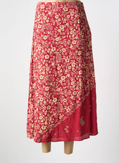 Jupe longue rouge JAC JAC pour femme
