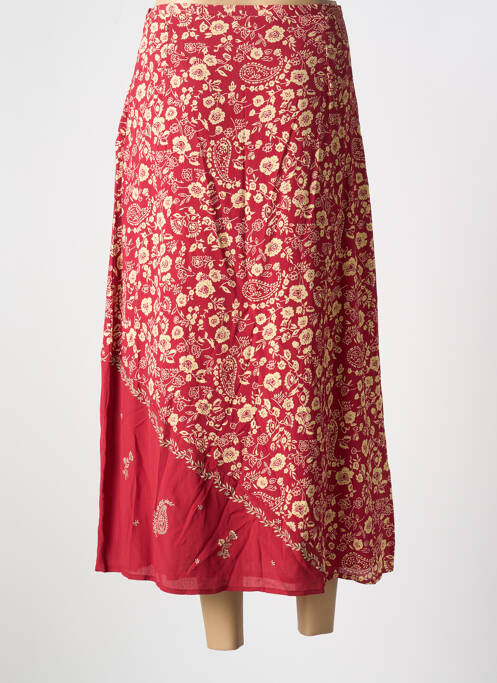 Jupe longue rouge JAC JAC pour femme