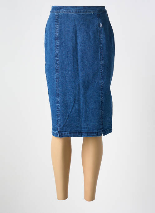 Jupe mi-longue bleu PANDOLFI pour femme