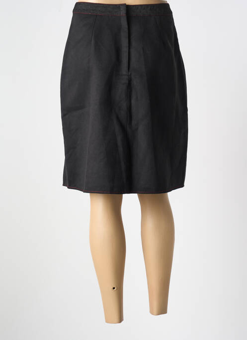 Jupe mi-longue noir FIGURE LIBRE pour femme