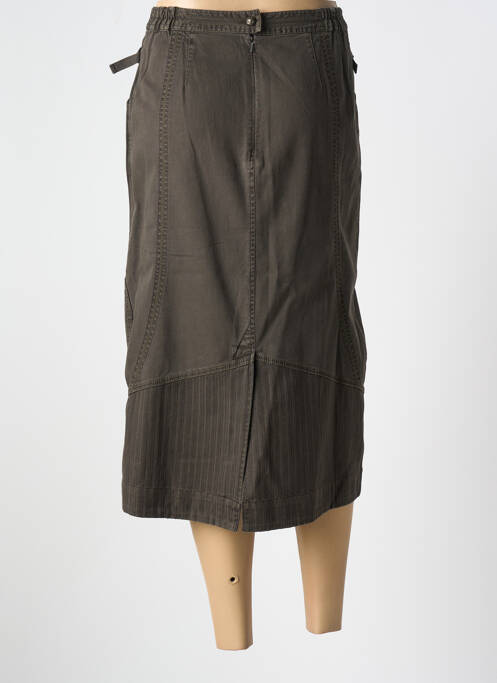 Jupe mi-longue vert JAC JAC pour femme