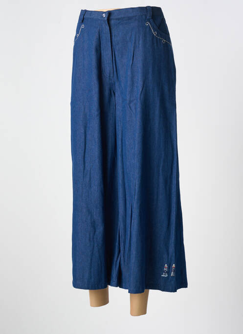 Pantalon 7/8 bleu JAC JAC pour femme