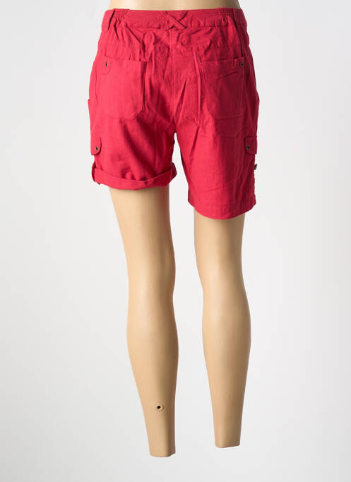 Short rouge LES MARINS DE JAC JAC pour femme